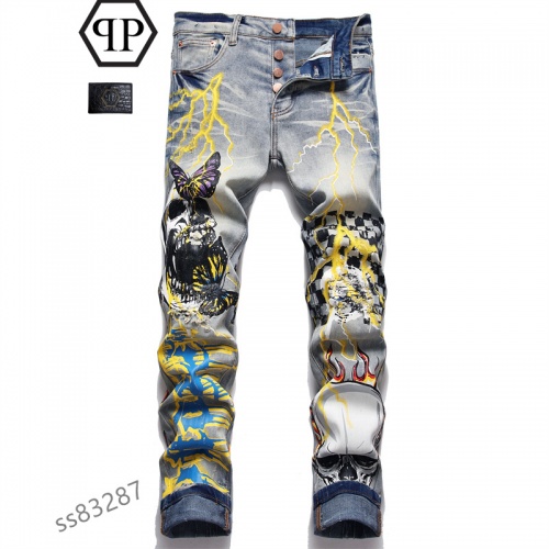 Cheap Philipp Plein PP Jeans For Men #981083 Replica Wholesale [$48.00 USD] [ITEM#981083] on Replica Philipp Plein PP Jeans