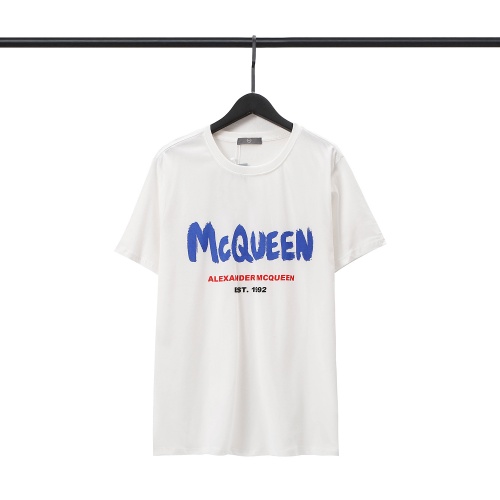 Cheap Alexander McQueen T-shirts Short Sleeved For Unisex #981132 Replica Wholesale [$32.00 USD] [ITEM#981132] on Replica Alexander McQueen T-shirts