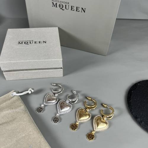Cheap Alexander McQueen Earrings For Women #981614 Replica Wholesale [$39.00 USD] [ITEM#981614] on Replica Alexander McQueen Earrings