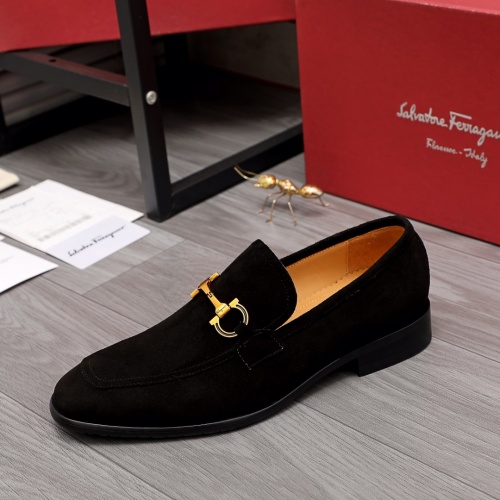 Cheap Salvatore Ferragamo Leather Shoes For Men #983919 Replica Wholesale [$96.00 USD] [ITEM#983919] on Replica Salvatore Ferragamo Leather Shoes