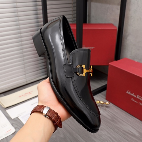Cheap Salvatore Ferragamo Leather Shoes For Men #983927 Replica Wholesale [$96.00 USD] [ITEM#983927] on Replica Salvatore Ferragamo Leather Shoes