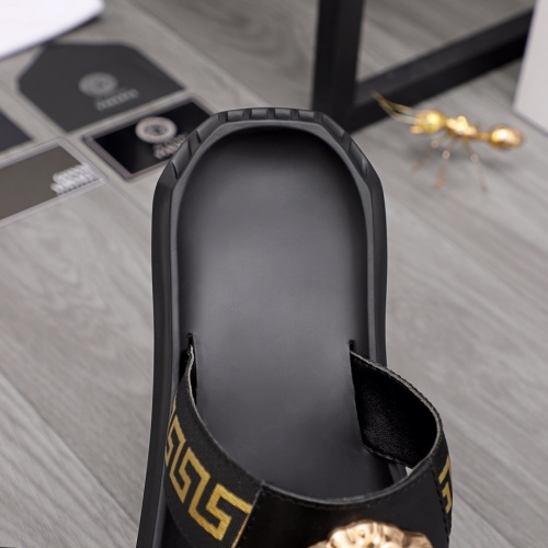 Cheap Versace Slippers For Men #984305 Replica Wholesale [$45.00 USD] [ITEM#984305] on Replica Versace Slippers