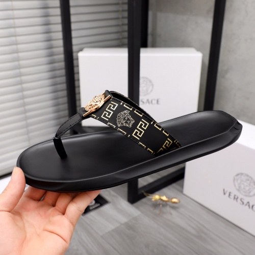Cheap Versace Slippers For Men #984309 Replica Wholesale [$45.00 USD] [ITEM#984309] on Replica Versace Slippers