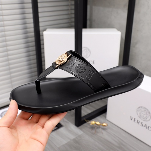 Cheap Versace Slippers For Men #984311 Replica Wholesale [$45.00 USD] [ITEM#984311] on Replica Versace Slippers