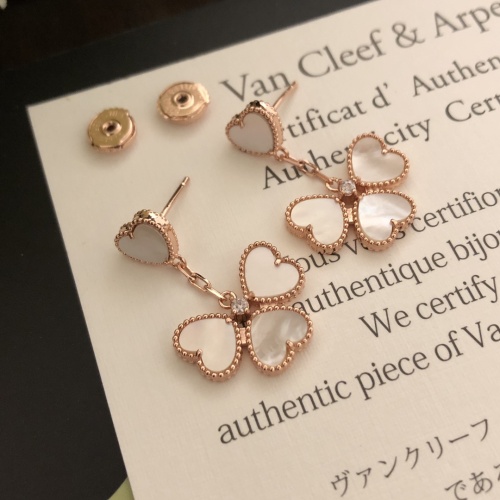 Cheap Van Cleef &amp; Arpels Earrings For Women #984633 Replica Wholesale [$32.00 USD] [ITEM#984633] on Replica Van Cleef &amp; Arpels Earrings