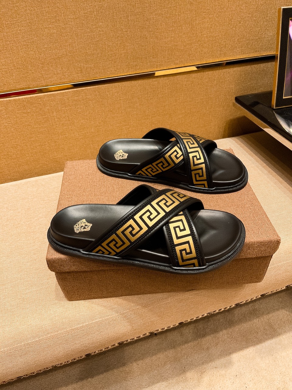 Cheap Versace Slippers For Men #973323 Replica Wholesale [$48.00 USD ...