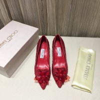 Cheap Jimmy Choo High-Heeled Shoes For Women #973134 Replica Wholesale [$85.00 USD] [ITEM#973134] on Replica Jimmy Choo High-Heeled Shoes