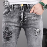 Cheap Chrome Hearts Jeans For Men #975909 Replica Wholesale [$48.00 USD] [ITEM#975909] on Replica Chrome Hearts Jeans