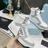 Cheap Prada High Tops Shoes For Men #976717 Replica Wholesale [$122.00 USD] [ITEM#976717] on Replica Prada High Top Shoes