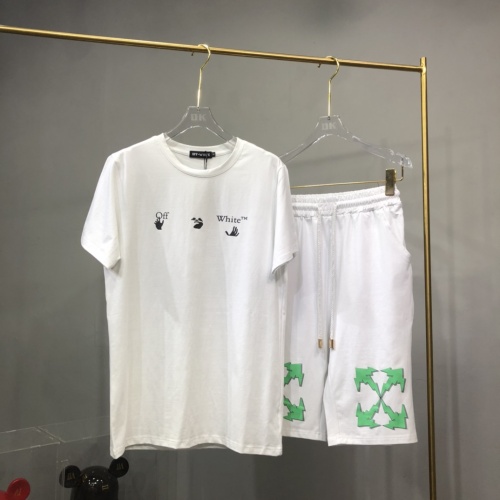 Cheap Off-White Tracksuits Short Sleeved For Men #984858 Replica Wholesale [$52.00 USD] [ITEM#984858] on Replica Off-White Tracksuits