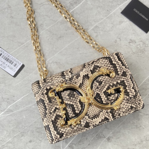 Cheap Dolce &amp; Gabbana D&amp;G AAA Quality Messenger Bags For Women #985527 Replica Wholesale [$185.00 USD] [ITEM#985527] on Replica Dolce &amp; Gabbana D&amp;G AAA Quality Messenger Bags