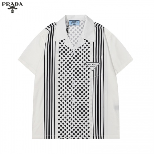 Cheap Prada Shirts Short Sleeved For Men #985604 Replica Wholesale [$36.00 USD] [ITEM#985604] on Replica Prada Shirts