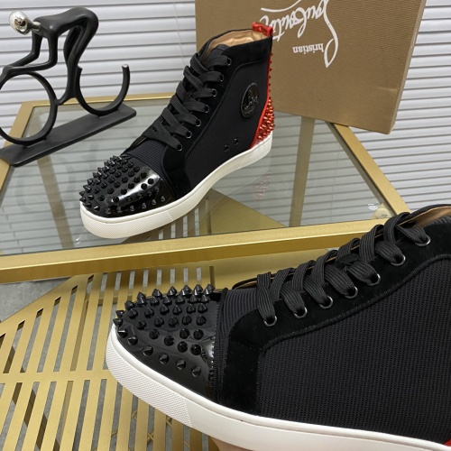 Cheap Christian Louboutin High Tops Shoes For Women #985714 Replica Wholesale [$92.00 USD] [ITEM#985714] on Replica Christian Louboutin High Top Shoes