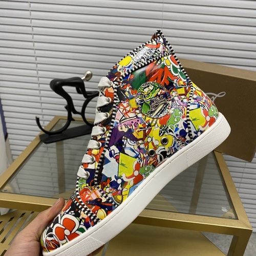Cheap Christian Louboutin High Tops Shoes For Women #985722 Replica Wholesale [$92.00 USD] [ITEM#985722] on Replica Christian Louboutin High Top Shoes