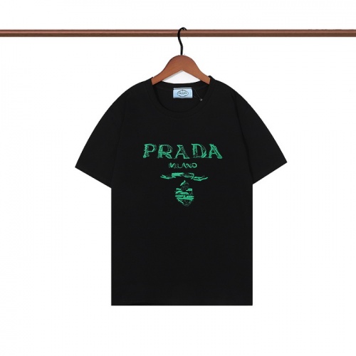 Cheap Prada T-Shirts Short Sleeved For Unisex #985925 Replica Wholesale [$27.00 USD] [ITEM#985925] on Replica Prada T-Shirts
