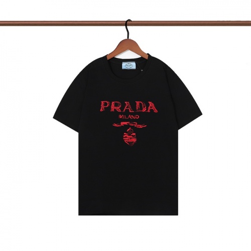 Cheap Prada T-Shirts Short Sleeved For Unisex #985926 Replica Wholesale [$27.00 USD] [ITEM#985926] on Replica Prada T-Shirts
