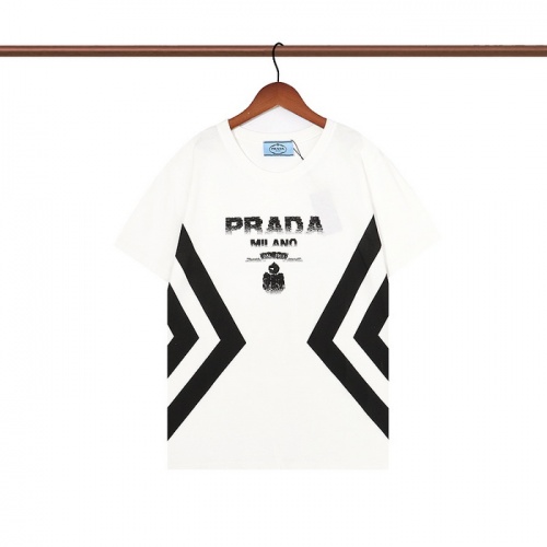 Cheap Prada T-Shirts Short Sleeved For Unisex #985950 Replica Wholesale [$27.00 USD] [ITEM#985950] on Replica Prada T-Shirts
