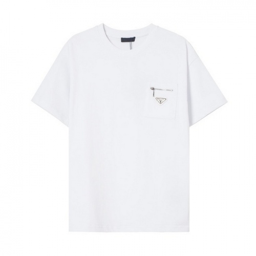 Cheap Prada T-Shirts Short Sleeved For Unisex #985963 Replica Wholesale [$25.00 USD] [ITEM#985963] on Replica Prada T-Shirts