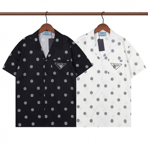 Cheap Prada Shirts Short Sleeved For Men #986236 Replica Wholesale [$29.00 USD] [ITEM#986236] on Replica Prada Shirts