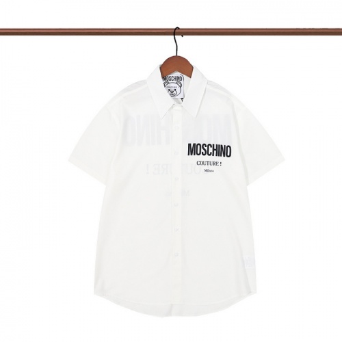 Cheap Moschino Shirts Short Sleeved For Men #986243 Replica Wholesale [$29.00 USD] [ITEM#986243] on Replica Moschino Shirts