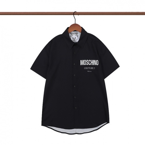 Cheap Moschino Shirts Short Sleeved For Men #986244 Replica Wholesale [$29.00 USD] [ITEM#986244] on Replica Moschino Shirts