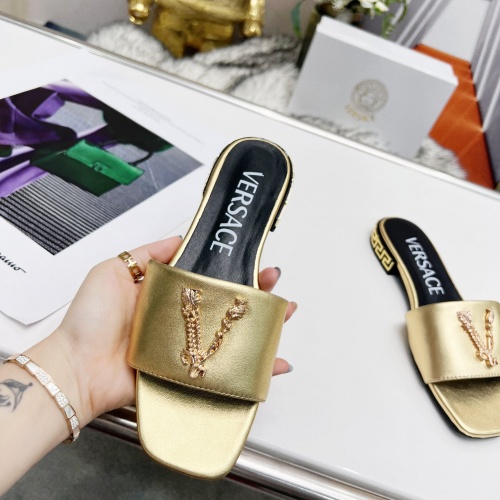 Cheap Versace Slippers For Women #986701 Replica Wholesale [$80.00 USD] [ITEM#986701] on Replica Versace Slippers