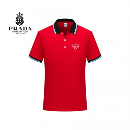Cheap Prada T-Shirts Short Sleeved For Men #987075 Replica Wholesale [$29.00 USD] [ITEM#987075] on Replica Prada T-Shirts