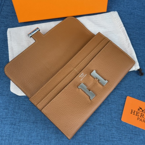 Cheap Hermes AAA Quality Wallets For Women #988877 Replica Wholesale [$56.00 USD] [ITEM#988877] on Replica Hermes AAA Quality Wallets