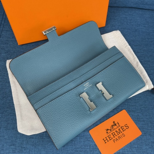 Cheap Hermes AAA Quality Wallets For Women #988880 Replica Wholesale [$56.00 USD] [ITEM#988880] on Replica Hermes AAA Quality Wallets