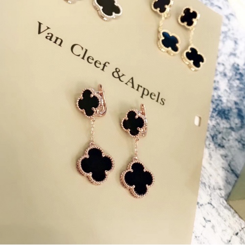 Cheap Van Cleef &amp; Arpels Earrings For Women #989152 Replica Wholesale [$38.00 USD] [ITEM#989152] on Replica Van Cleef &amp; Arpels Earrings