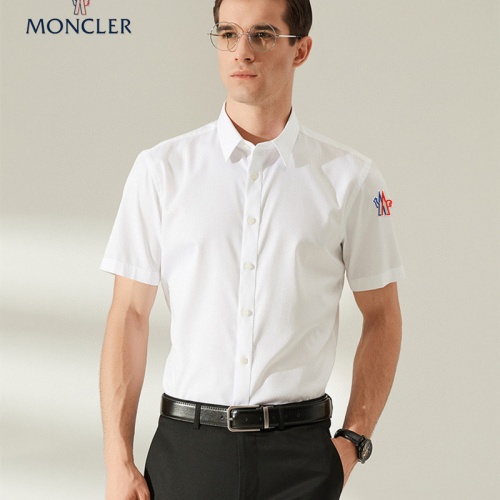 Cheap Moncler Shirts Short Sleeved For Men #989417 Replica Wholesale [$38.00 USD] [ITEM#989417] on Replica Moncler Shirts