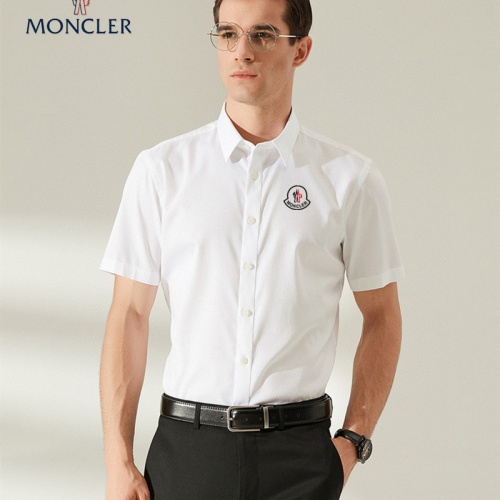 Cheap Moncler Shirts Short Sleeved For Men #989423 Replica Wholesale [$38.00 USD] [ITEM#989423] on Replica Moncler Shirts