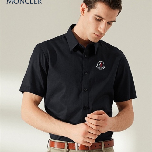 Cheap Moncler Shirts Short Sleeved For Men #989425 Replica Wholesale [$38.00 USD] [ITEM#989425] on Replica Moncler Shirts