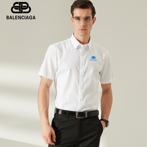 Cheap Balenciaga Shirts Short Sleeved For Men #989440 Replica Wholesale [$38.00 USD] [ITEM#989440] on Replica Balenciaga Shirts