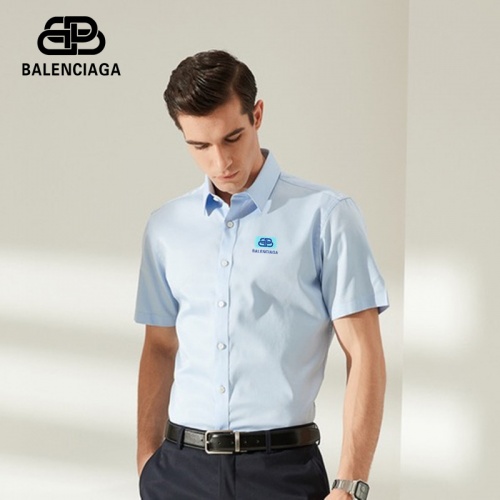 Cheap Balenciaga Shirts Short Sleeved For Men #989441 Replica Wholesale [$38.00 USD] [ITEM#989441] on Replica Balenciaga Shirts