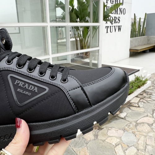 Cheap Prada High Tops Shoes For Women #989535 Replica Wholesale [$100.00 USD] [ITEM#989535] on Replica Prada High Top Shoes