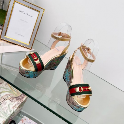 Cheap Gucci Sandal For Women #989581 Replica Wholesale [$76.00 USD] [ITEM#989581] on Replica Gucci Sandal