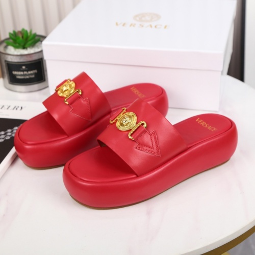 Cheap Versace Slippers For Women #989595 Replica Wholesale [$82.00 USD] [ITEM#989595] on Replica Versace Slippers