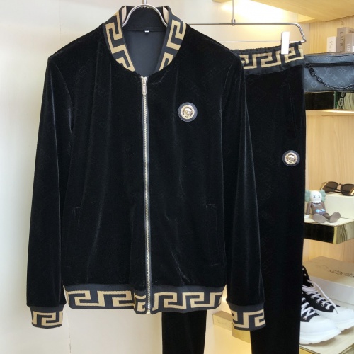 Cheap Versace Tracksuits Long Sleeved For Men #990675 Replica Wholesale [$98.00 USD] [ITEM#990675] on Replica Versace Tracksuits