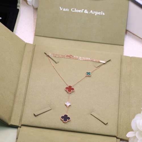 Cheap Van Cleef &amp; Arpels Necklaces For Women #991146 Replica Wholesale [$41.00 USD] [ITEM#991146] on Replica Van Cleef &amp; Arpels Necklaces