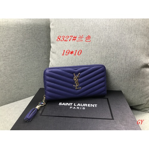 Cheap Yves Saint Laurent YSL Wallets For Women #991886 Replica Wholesale [$19.00 USD] [ITEM#991886] on Replica Yves Saint Laurent YSL Wallets