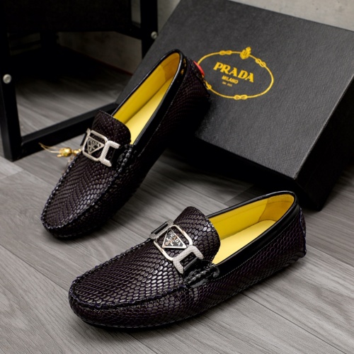 Cheap Prada Leather Shoes For Men #992525 Replica Wholesale [$68.00 USD] [ITEM#992525] on Replica Prada Leather Shoes