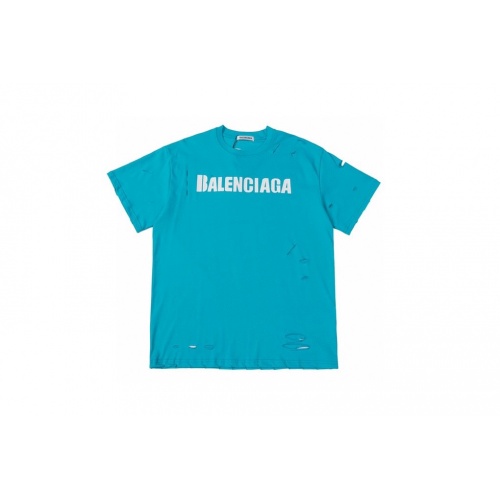 Cheap Balenciaga T-Shirts Short Sleeved For Unisex #994060 Replica Wholesale [$27.00 USD] [ITEM#994060] on Replica Balenciaga T-Shirts
