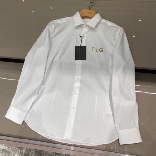 Cheap Dolce &amp; Gabbana D&amp;G Shirts Long Sleeved For Men #994198 Replica Wholesale [$56.00 USD] [ITEM#994198] on Replica Dolce &amp; Gabbana D&amp;G Shirts