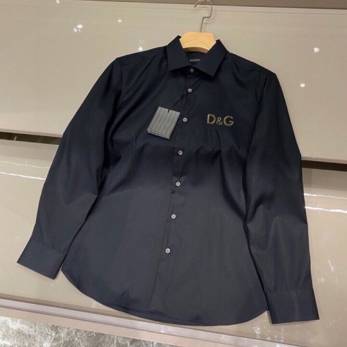 Cheap Dolce &amp; Gabbana D&amp;G Shirts Long Sleeved For Men #994200 Replica Wholesale [$56.00 USD] [ITEM#994200] on Replica Dolce &amp; Gabbana D&amp;G Shirts
