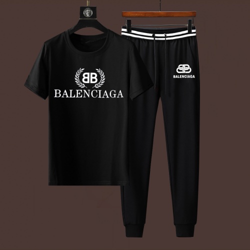 Cheap Balenciaga Fashion Tracksuits Short Sleeved For Men #994405 Replica Wholesale [$76.00 USD] [ITEM#994405] on Replica Balenciaga Fashion Tracksuits