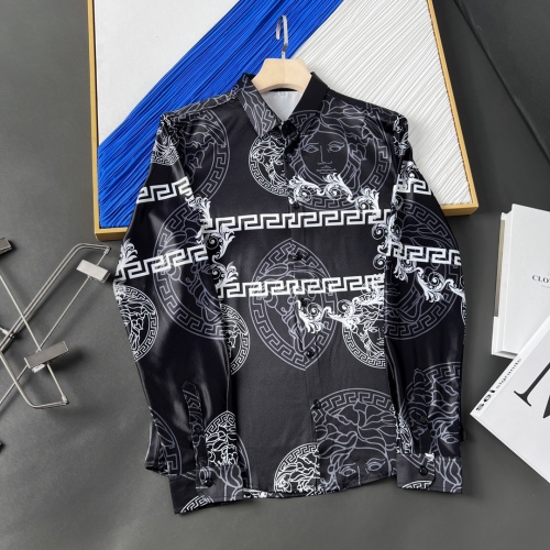 Cheap Versace Shirts Long Sleeved For Men #994474 Replica Wholesale [$48.00 USD] [ITEM#994474] on Replica Versace Shirts