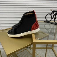 Cheap Christian Louboutin High Tops Shoes For Women #985714 Replica Wholesale [$92.00 USD] [ITEM#985714] on Replica Christian Louboutin High Top Shoes
