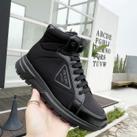 Cheap Prada High Tops Shoes For Women #989535 Replica Wholesale [$100.00 USD] [ITEM#989535] on Replica Prada High Top Shoes