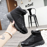 Cheap Prada High Tops Shoes For Women #989535 Replica Wholesale [$100.00 USD] [ITEM#989535] on Replica Prada High Top Shoes
